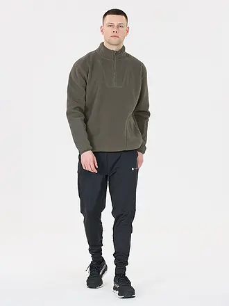 VIRTUS | Sweater in pile da uomo con mezza zip |